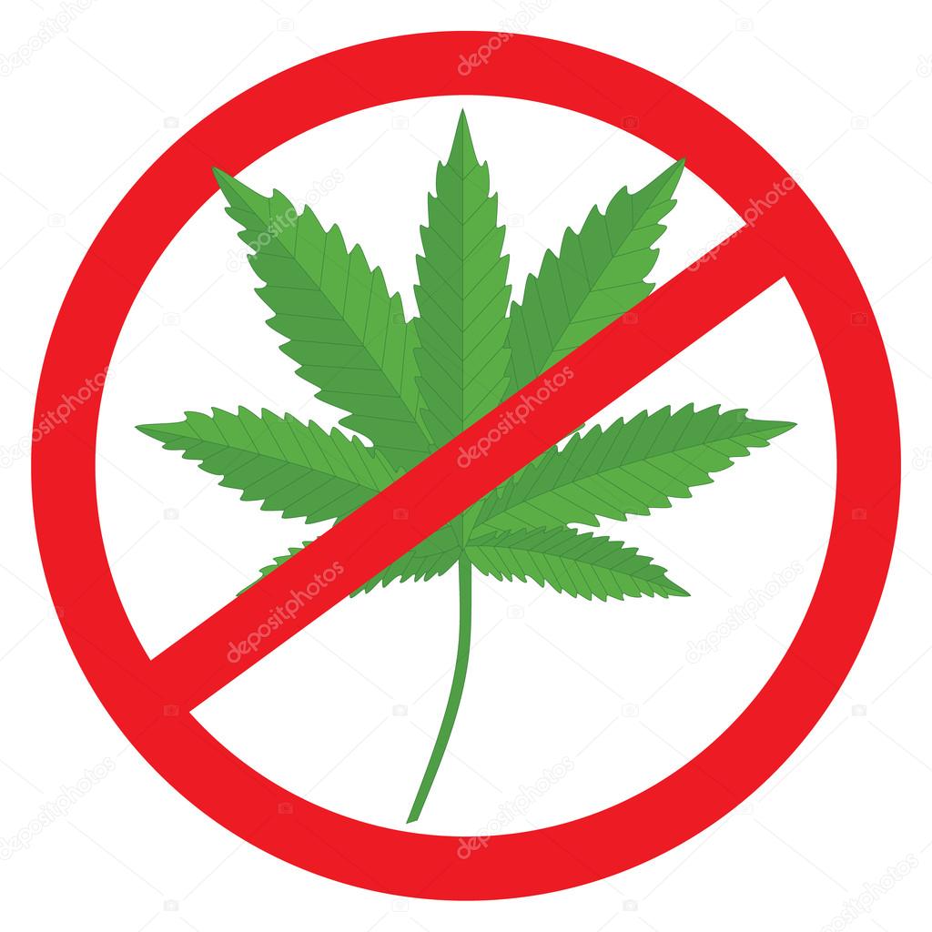 No cannabis sign