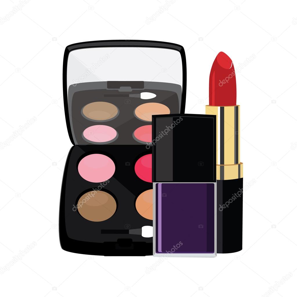 Cosmetics vector set