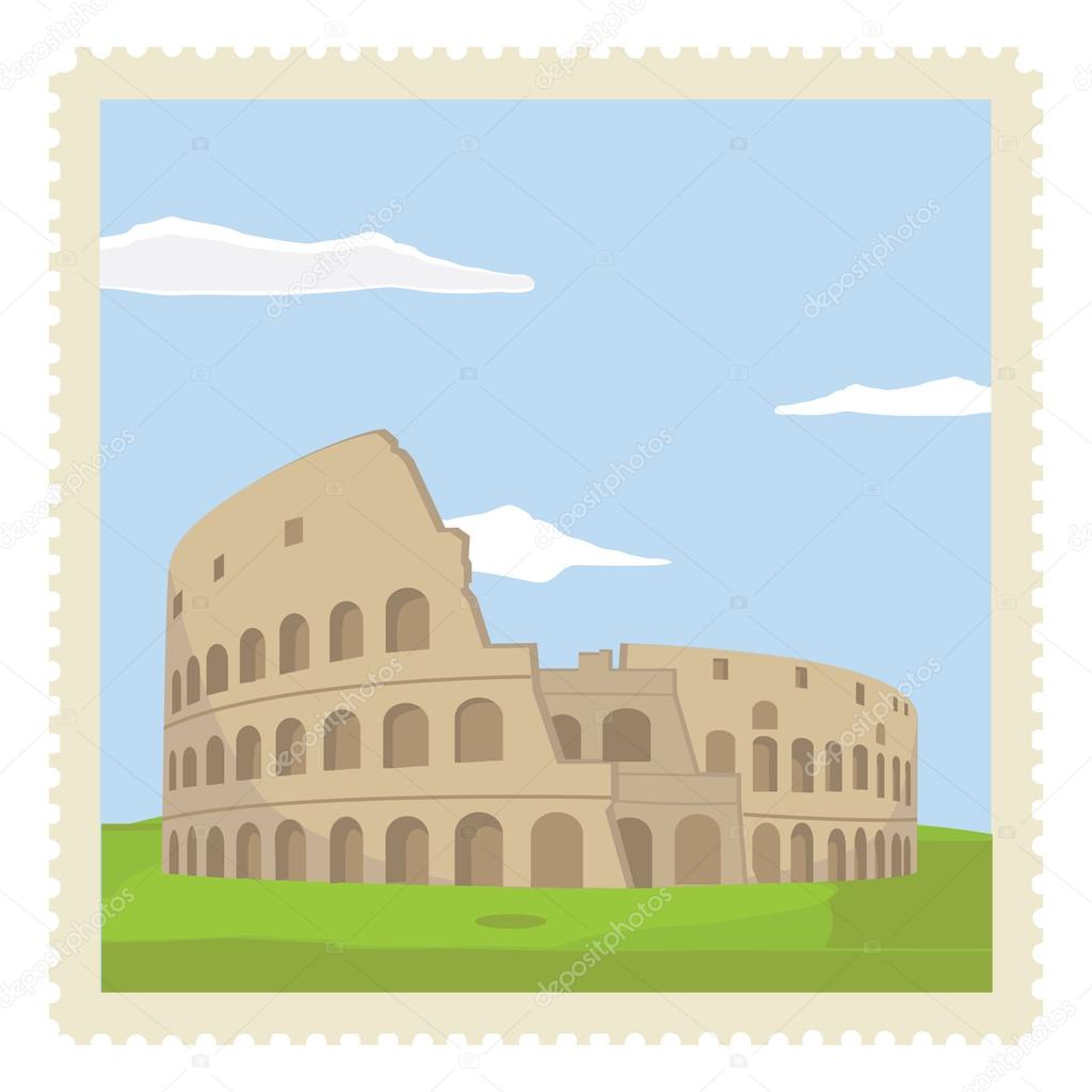 Post stamp colosseum