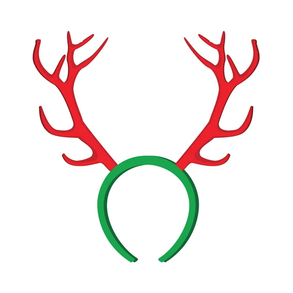 Christmas reindeer horns — Stock Vector