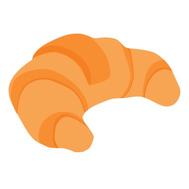 Pişmiş kruvasan vektör