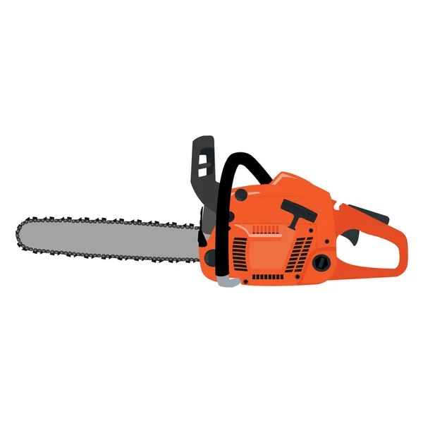 Working tool chainsaw — Stock Vector