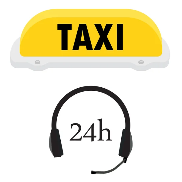 Таксі сервісний центр — стоковий вектор