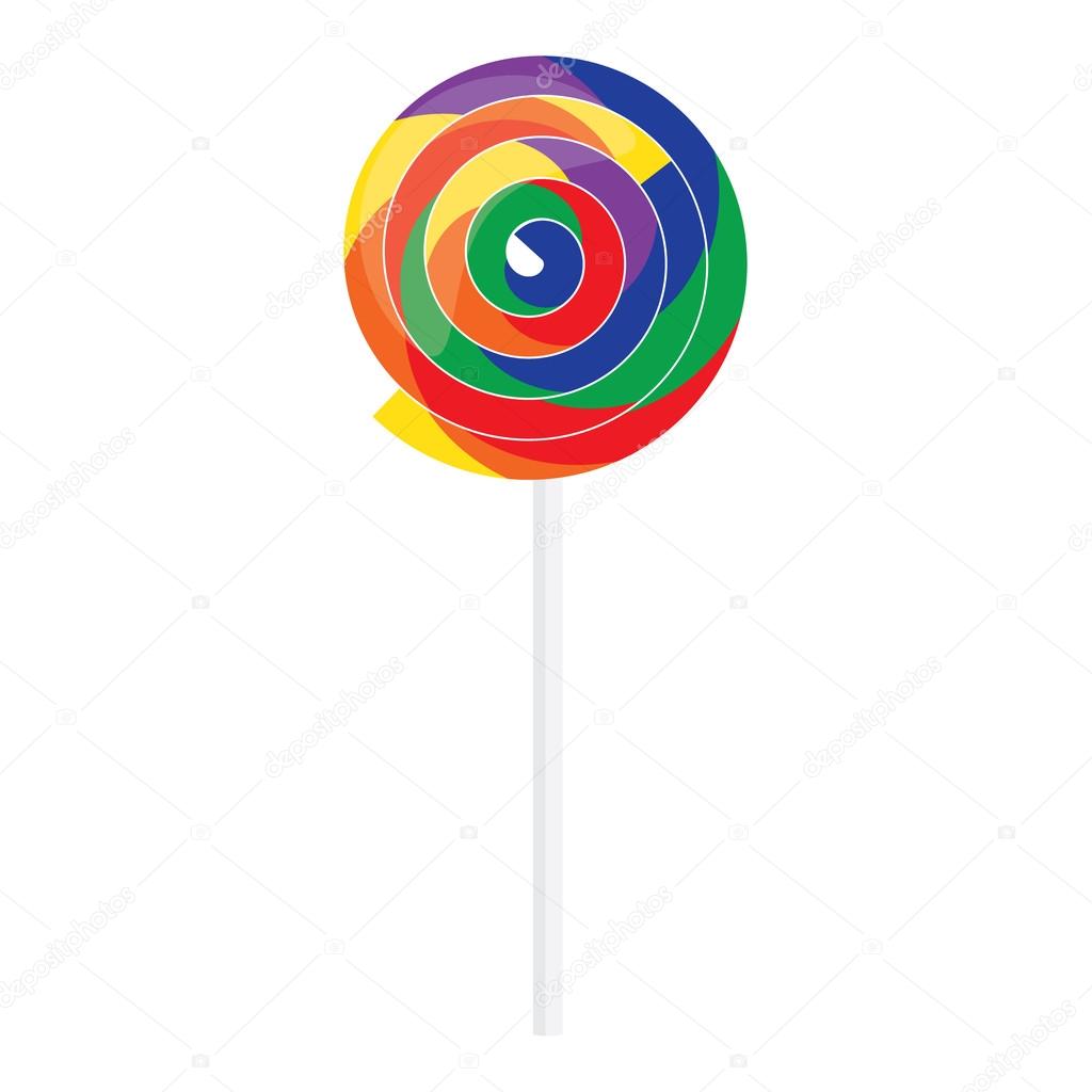 Candy lollipop icon
