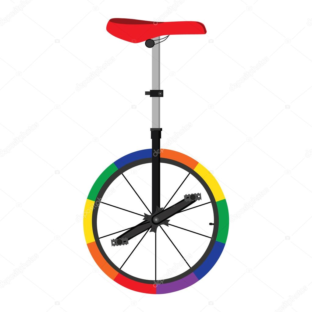 One wheel bicycle