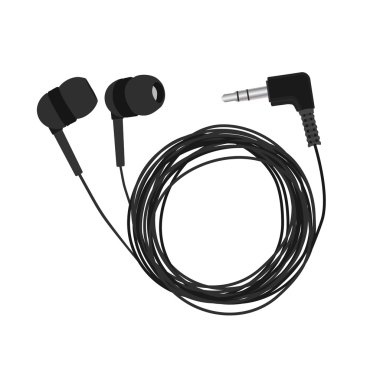 Kulaklık siyah raster 