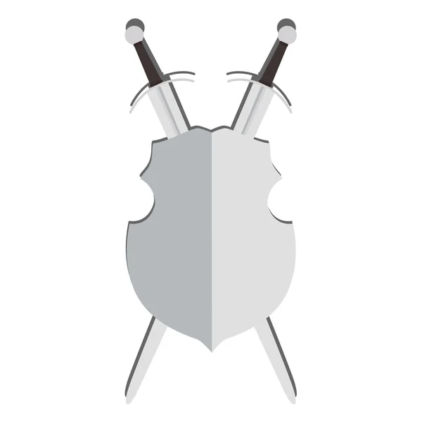 Shield and sword — Stock Photo, Image