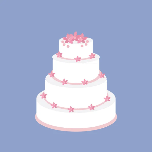 Wedding cake raster — Stock Photo, Image