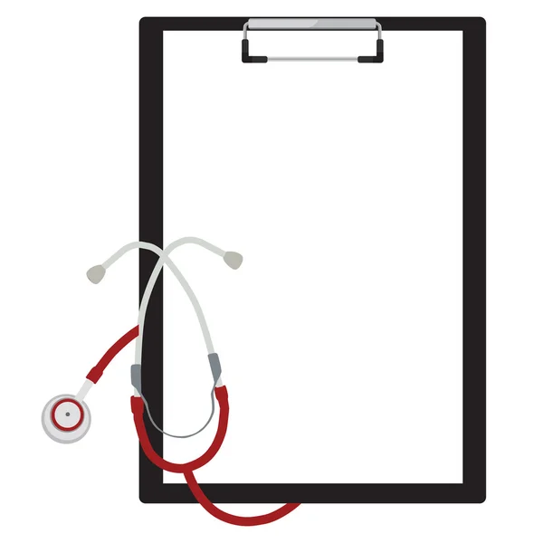Medical clipboard raster — Stock Photo, Image
