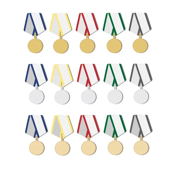 Medals set  raster — Stock Photo, Image