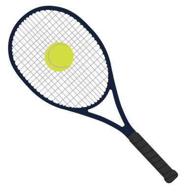 Tenis raketi, tenis topu ile