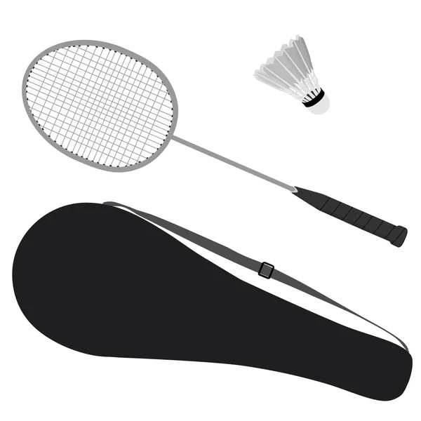 Badminton set raster — Stock Photo, Image