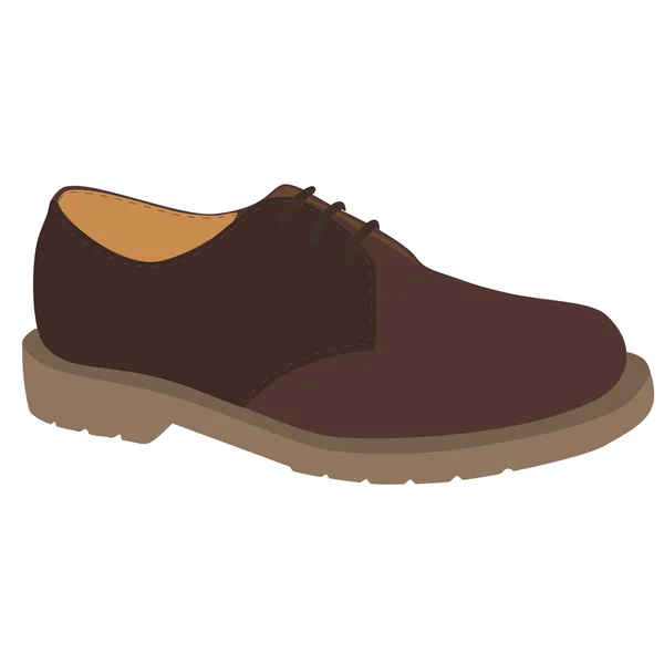 Raszteres barna cipő — Stock Fotó