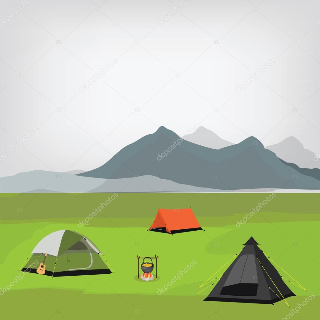 Family camping raster