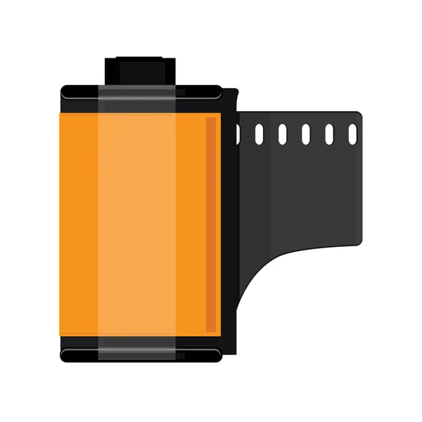 Kamera film roll — Stock Vector