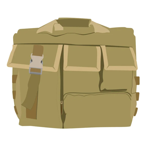 Militaire camouflage rugzak — Stockvector