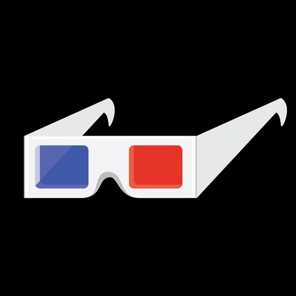 Gafas Cinema 3D — Vector de stock