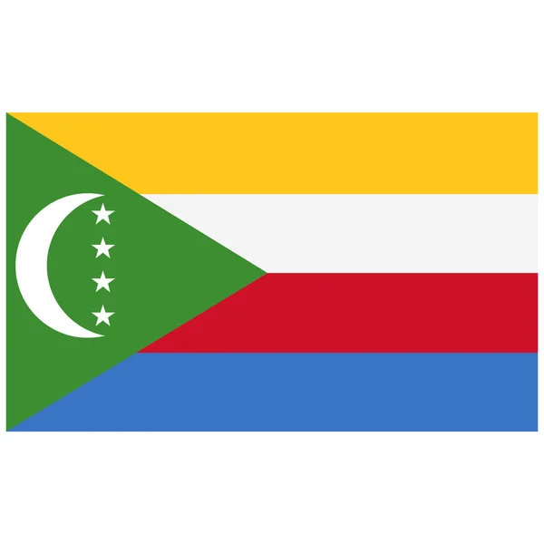 Flag of Comoros — Stock Vector