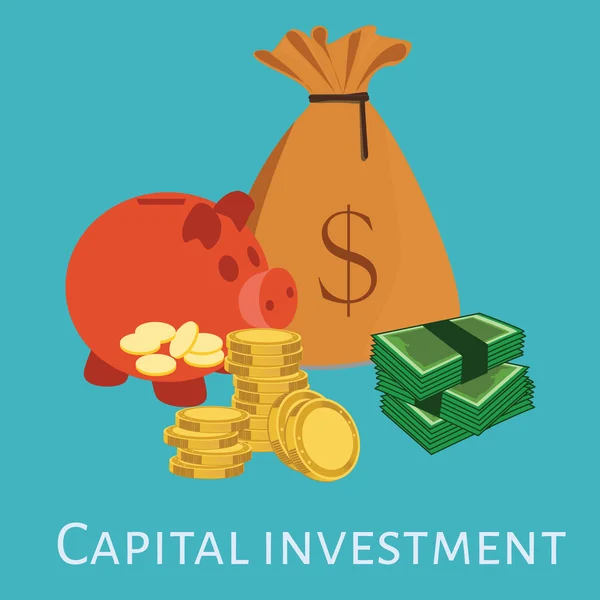 Rama de inversión de capital — Foto de Stock