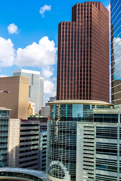 Edificios Highrise del centro de Houston — Foto de Stock