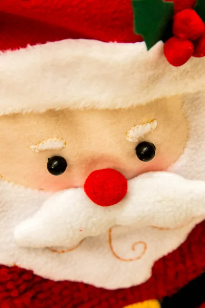 Christmas decorations, Santa dolls — Stock Photo, Image