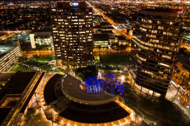 Phoenix, Az şehir binaları geceleri hava