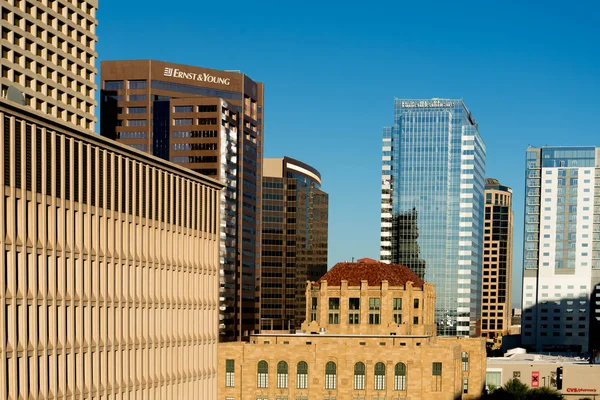 Paesaggi urbani e edifici nel centro di Phoenix, AZ — Foto Stock