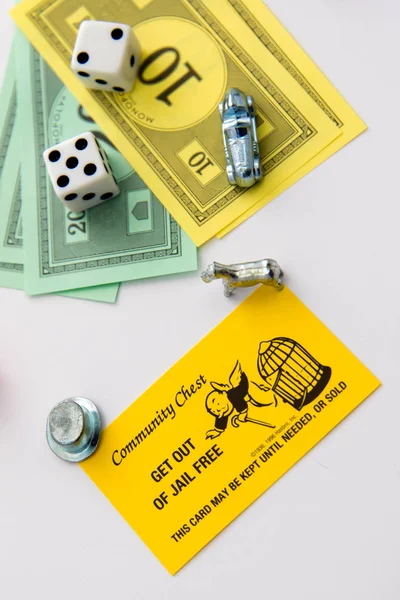 Monopoly brætspil i spil - Stock-foto