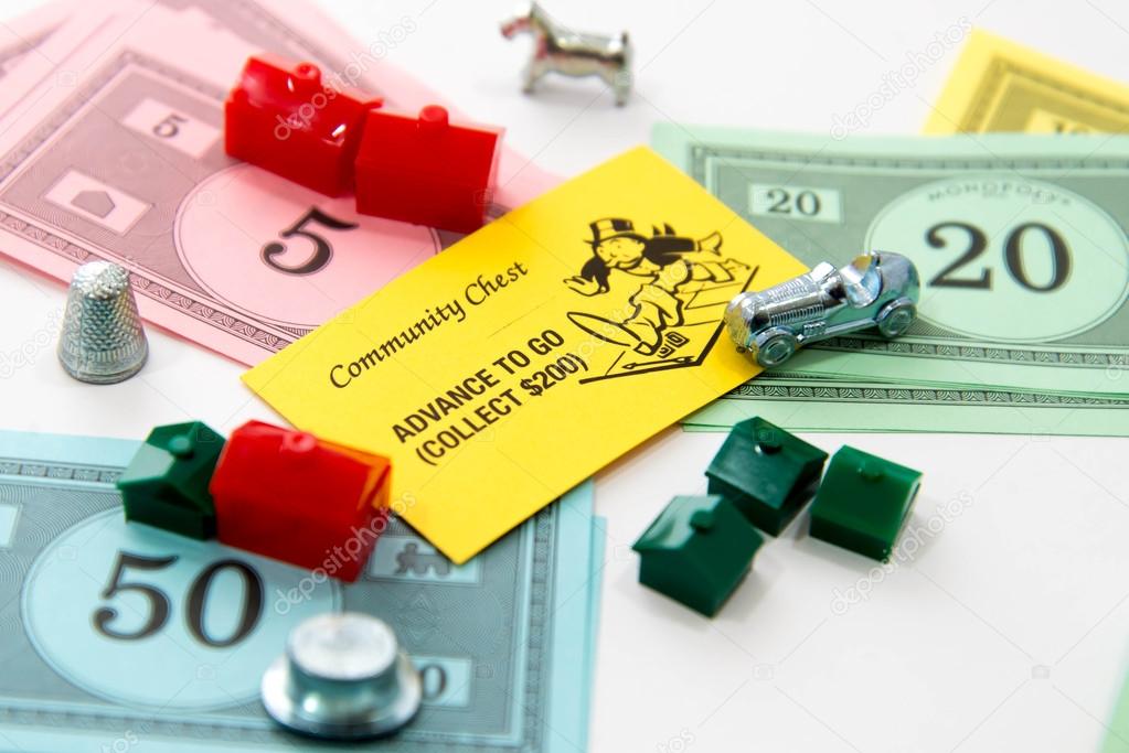 Monopoly board game in play Stock Editorial Photo © martince2 58164879