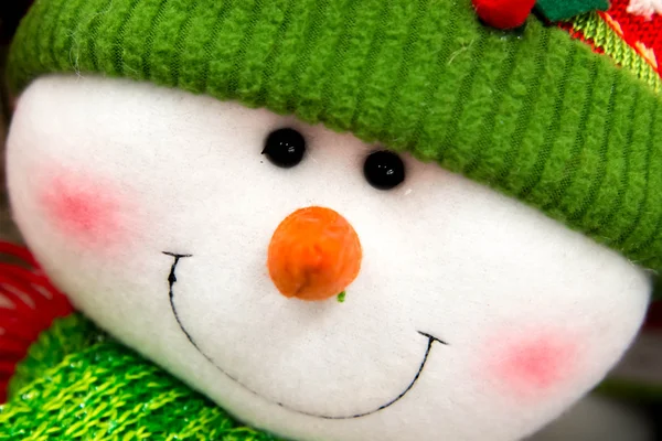 圣诞装饰品-雪人 — 图库照片