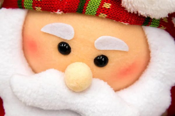 圣诞装饰品-圣诞老人脸 — 图库照片
