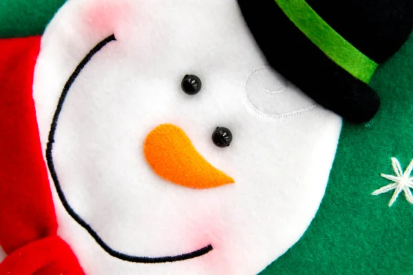 Addobbi natalizi - pupazzo di neve — Foto Stock