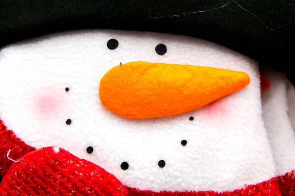 Addobbi natalizi - pupazzo di neve — Foto Stock
