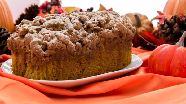 Pão de abóbora streusel — Fotografia de Stock