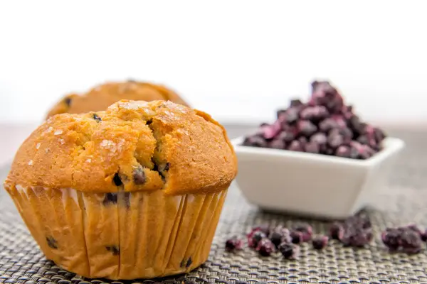 Muffins φρέσκο blueberrry — Φωτογραφία Αρχείου
