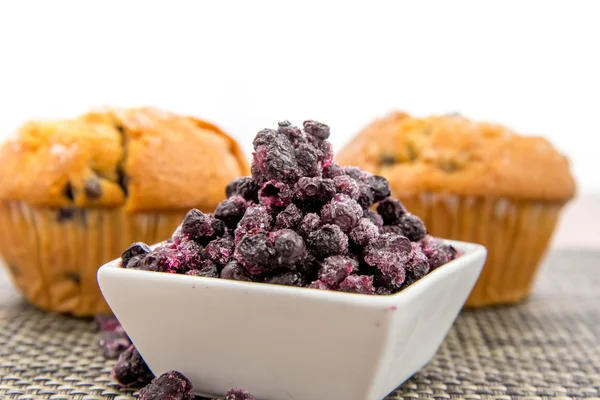 Свіжі blueberrry кекси — стокове фото