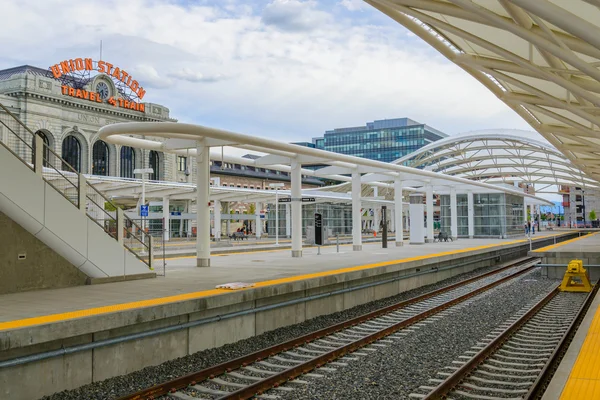 Union Station em Denver Colorado — Fotografia de Stock