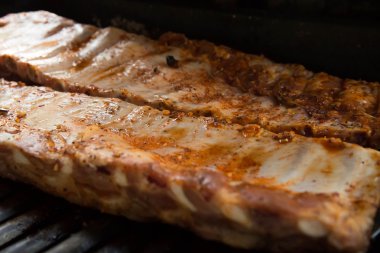 Izgarada pişirme Barbekü kaburga