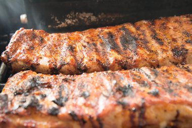 Izgarada pişirme Barbekü kaburga