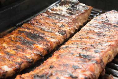 Gıda pişirilir sonra boş ızgara