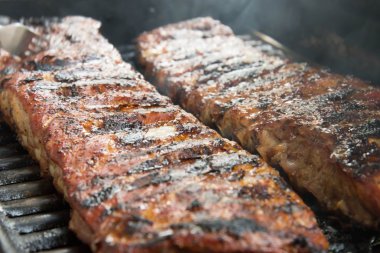 Izgarada pişirme Barbekü kaburga