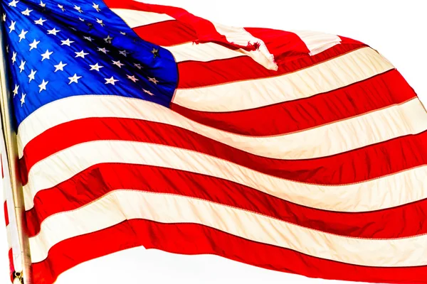 United States flag waving — Stock Photo, Image