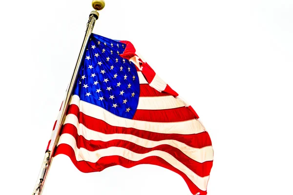 United States flag waving — Stock Photo, Image