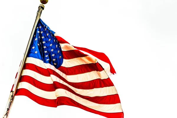 United States flag waving — Stock Photo, Image