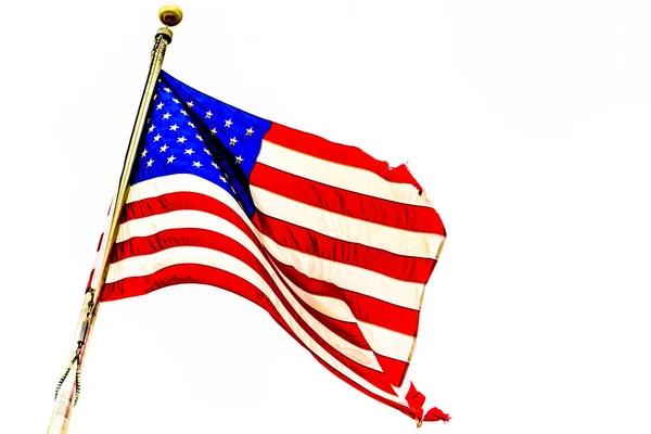 United States flag waving — Stock Photo, Image