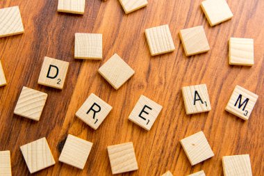 Scrabble harf - rüya