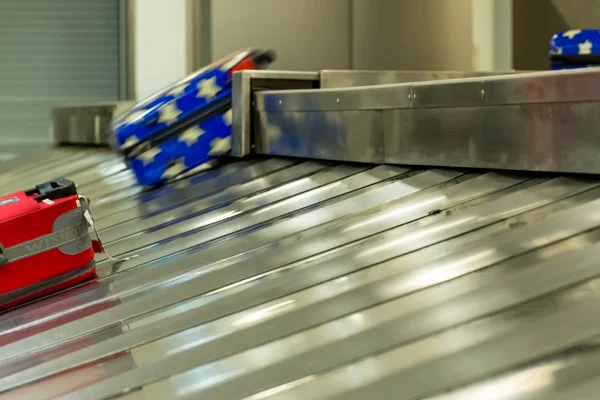 IAH luggage carousel at baggage claim — Stock Photo, Image