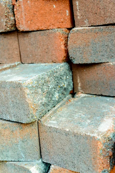 Materiały budowlane murarskie, cegieł — Zdjęcie stockowe