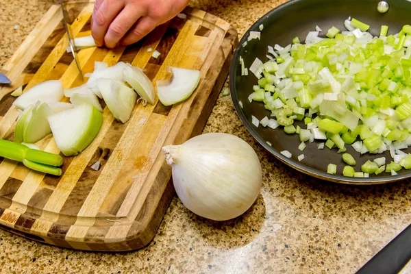 Thanksgiving måltid förberedelse — Stockfoto