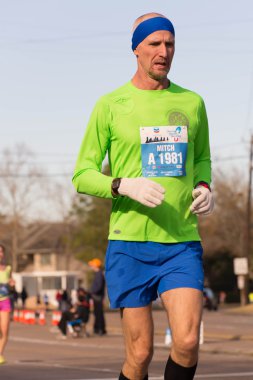 Houston 2015 maraton koşucu